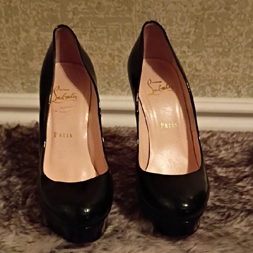 Christian Louboutin Glossy Black Heels
